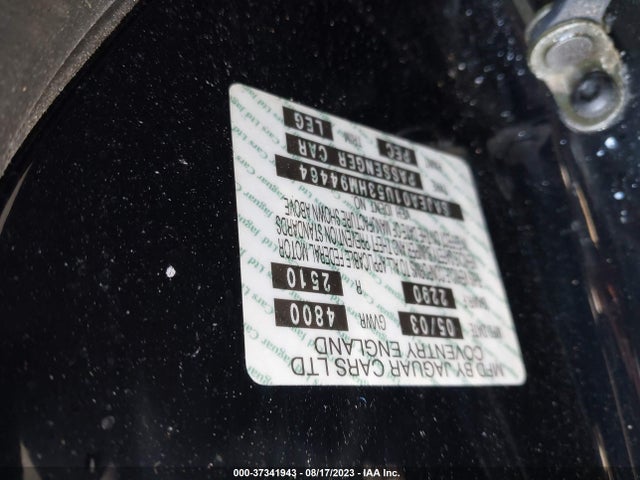 2003 JAGUAR S-TYPE SAJEA01U53HM94464 Photo 8