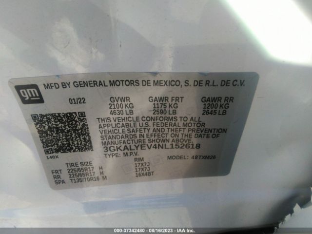 3GKALYEV4NL152618 GMC Terrain At4