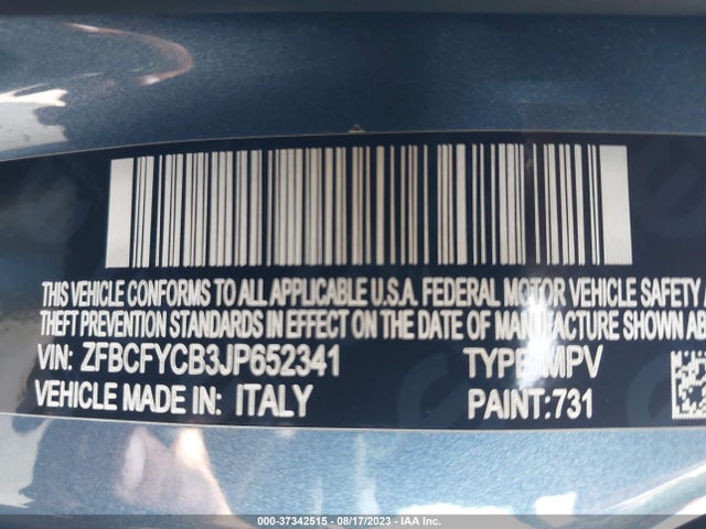 2018 FIAT 500X ZFBCFYCB3JP652341 Photo 8