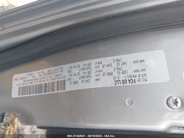 Dodge Grand Caravan Gt 2019 2C4RDGEG9KR641263 Image 9