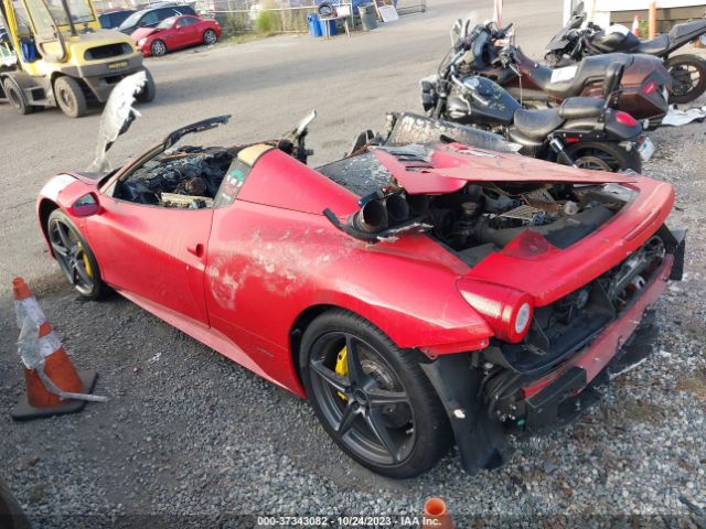 ZFF68NHA6F0204017 Ferrari 458 Italia Spider