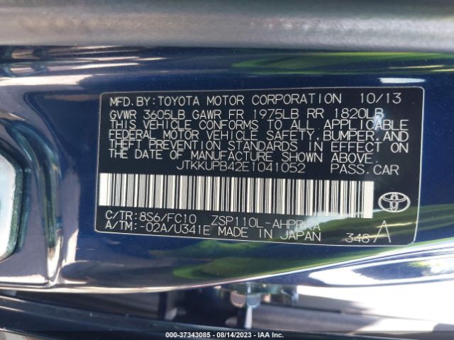 JTKKUPB42E1041052 Scion XD