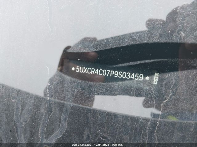 5UXCR4C07P9S03459 BMW X5 Sdrive40i