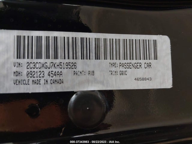 Dodge Charger Scat Pack Rwd 2019 2C3CDXGJ7KH519526 Image 9