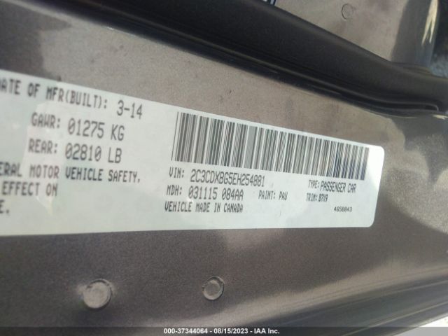 2C3CDXBG5EH254881 Dodge Charger Se