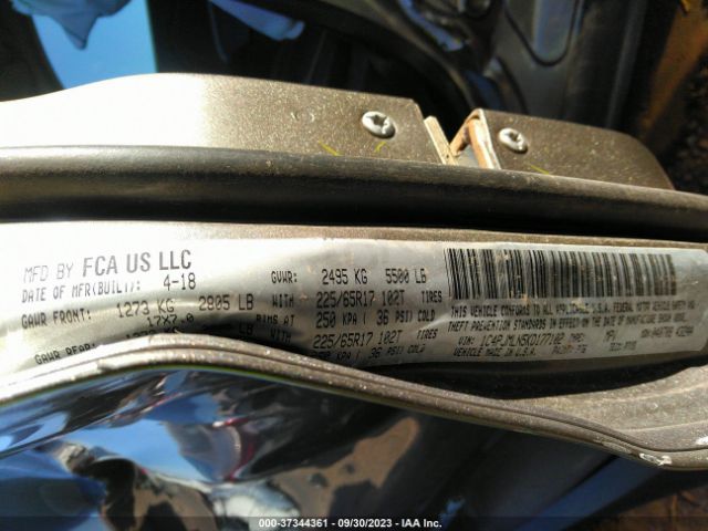1C4PJMLN5KD177102 Jeep Cherokee Latitude Plus