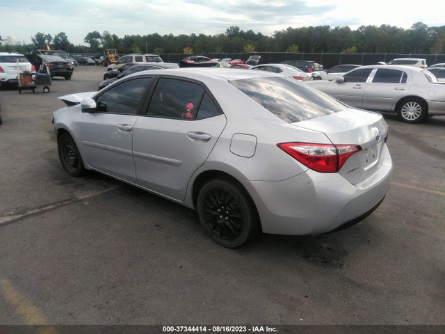 2016 TOYOTA COROLLA LE VIN: 2T1BURHE8GC587968