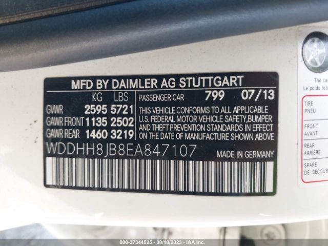 WDDHH8JB8EA847107 Mercedes-Benz E-class E 350