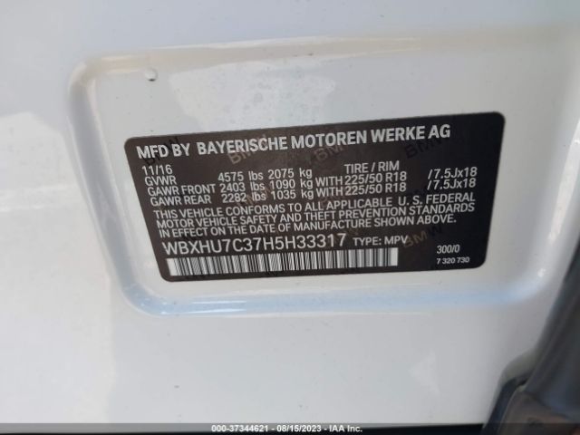 WBXHU7C37H5H33317 BMW X1 Sdrive28i