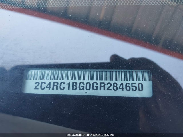 2C4RC1BG0GR284650 Chrysler Town & Country Touring