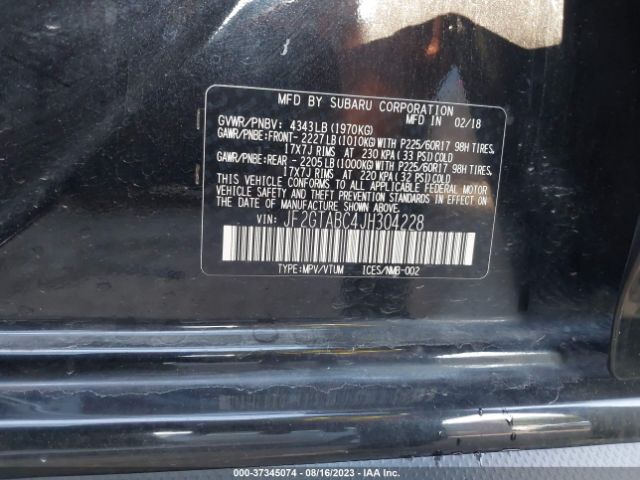 JF2GTABC4JH304228 Subaru Crosstrek Premium