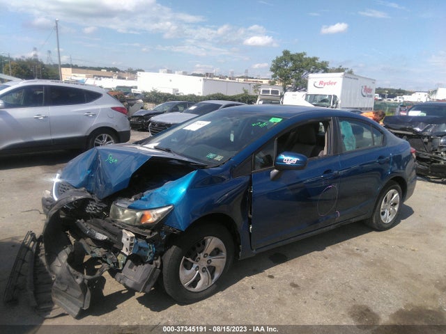 Honda Civic Sedan Lx 2014 2HGFB2F52EH543650 Image 2