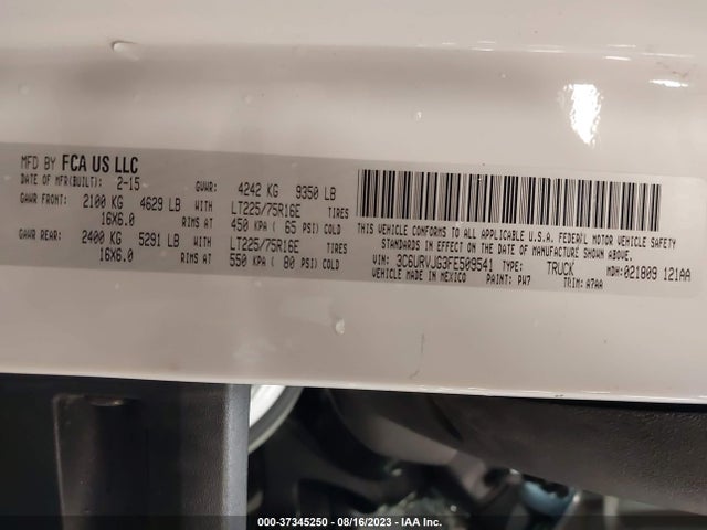 3C6URVJG3FE509541 RAM Promaster