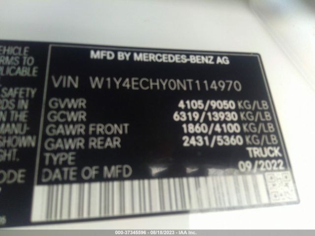 W1Y4ECHY0NT114970 Mercedes-Benz SPRINTER CARGO VAN