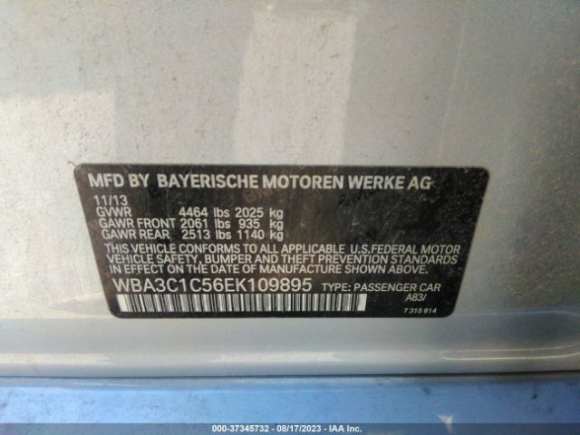 WBA3C1C56EK109895 BMW 3 Series 328i