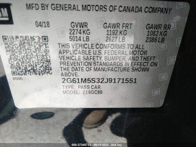 2G61M5S32J9171551 Cadillac XTS LUXURY