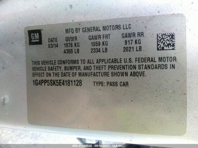 1G4PP5SK5E4181128 Buick Verano