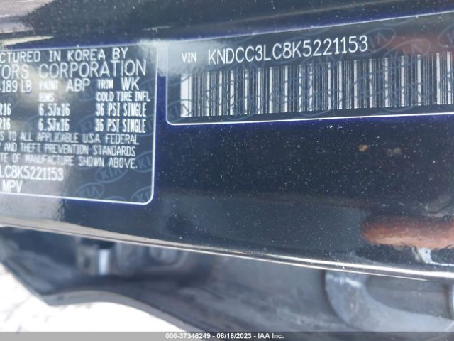 KNDCC3LC8K5221153 KIA NIRO EX