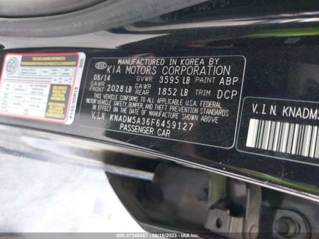 KNADM5A36F6459127 KIA RIO LX
