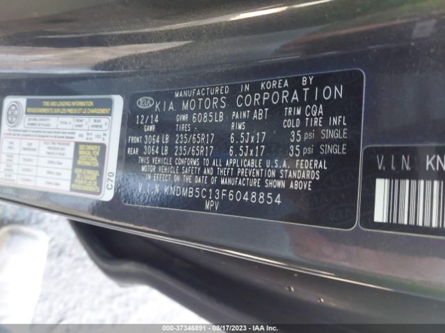 KNDMB5C13F6048854 KIA SEDONA LX