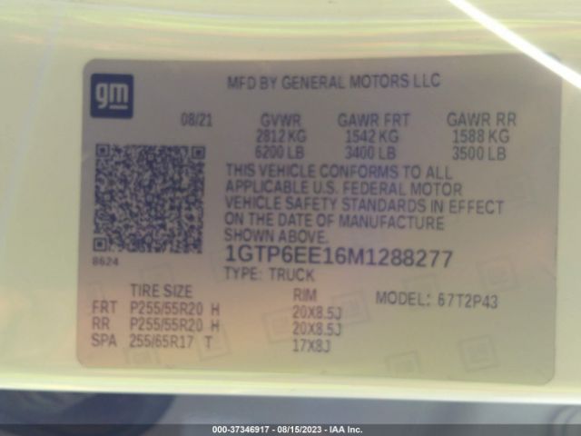 1GTP6EE16M1288277 GMC Canyon 4wd Denali
