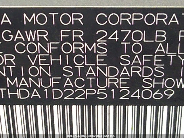 JTHDA1D22P5124069 Lexus Is Is 300