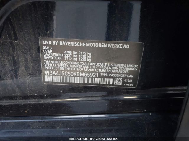 WBA4J5C50KBM65921 BMW 4 Series 440i