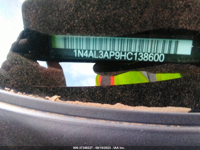 2017 NISSAN ALTIMA 2.5 SR VIN: 1N4AL3AP9HC138600