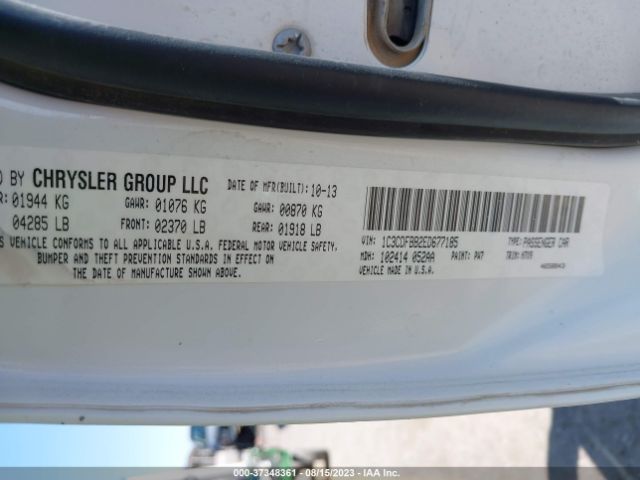 1C3CDFBB2ED677185 Dodge DART SXT
