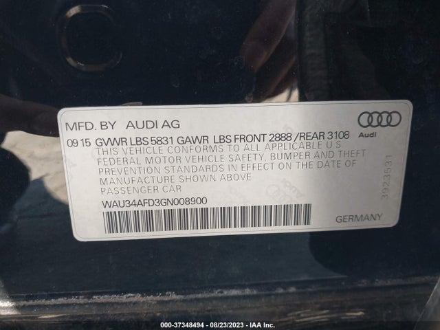 WAU34AFD3GN008900 Audi A8 L 3.0t
