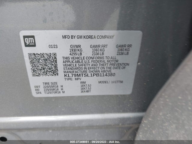 Chevrolet Trailblazer Rs 2023 KL79MTSL1PB114380 Image 7