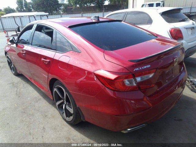2021 HONDA ACCORD SEDAN SPORT VIN: 1HGCV1F33MA077923