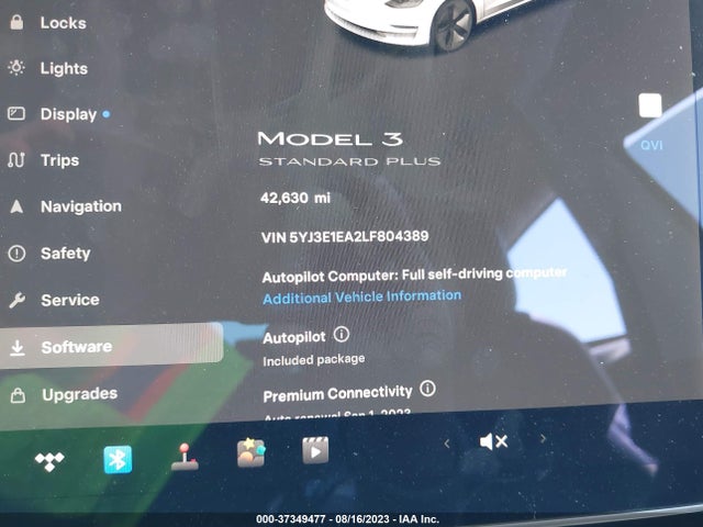 Tesla Model 3 Standard Range 2020 5YJ3E1EA2LF804389 Image 7