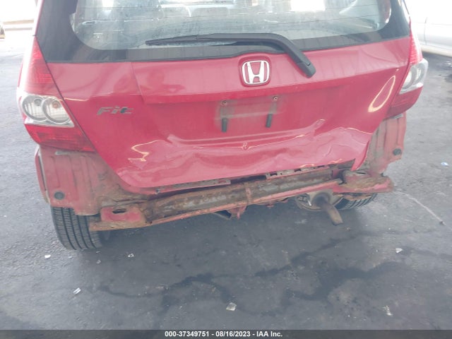 2007 HONDA FIT SPORT VIN: JHMGD38647S026904
