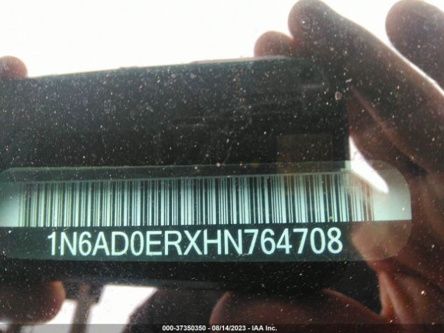 1N6AD0ERXHN764708 Nissan Frontier Sv V6