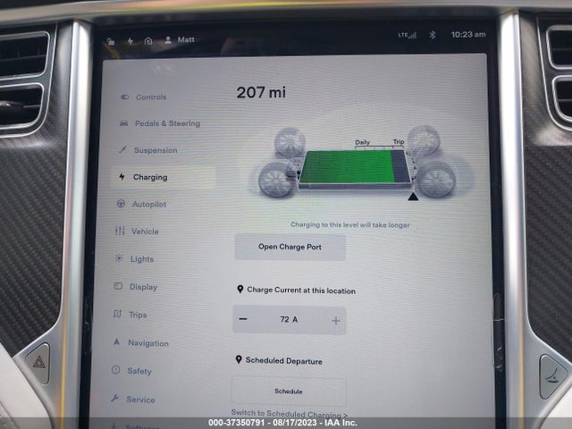 Tesla Model S 75d 2016 5YJSA1E20GF155102 Image 16