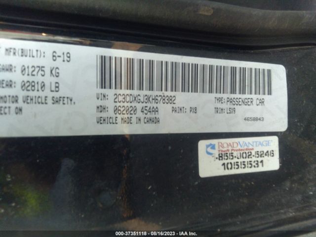 2C3CDXGJ3KH678382 Dodge Charger Scat Pack