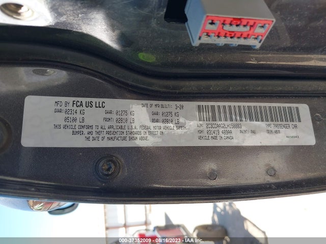 2C3CCAAG2LH158883 Chrysler 300 Touring