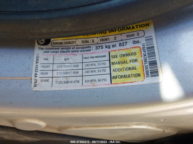 1FADP3K26EL302885 Ford FOCUS SE