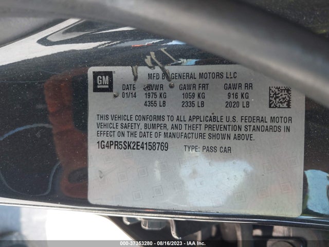 1G4PR5SK2E4158769 Buick Verano Convenience Group