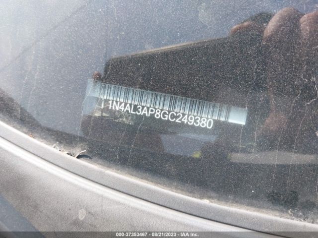 1N4AL3AP8GC249380 Nissan Altima 2.5 Sv