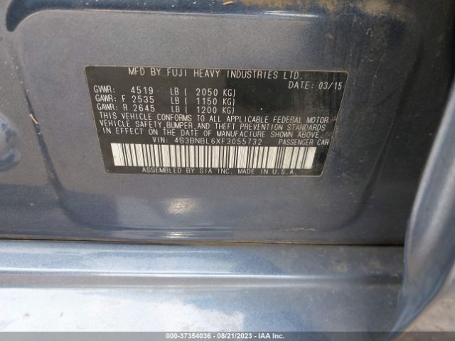 4S3BNBL6XF3055732 Subaru Legacy 2.5i Limited
