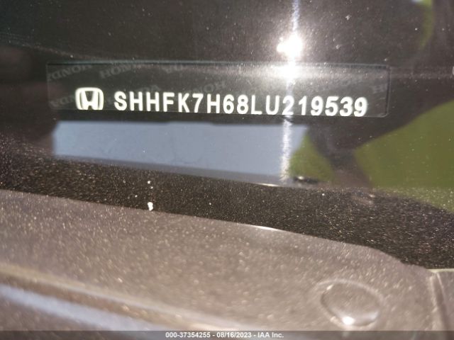 SHHFK7H68LU219539 Honda CIVIC EX