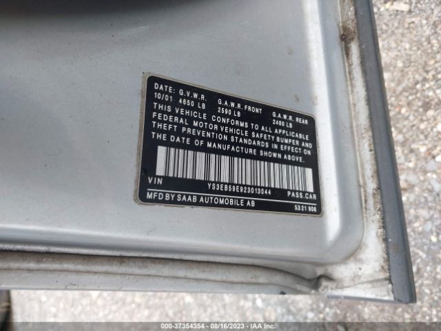 2002 SAAB 9-5 YS3EB59E923013044 Photo 8