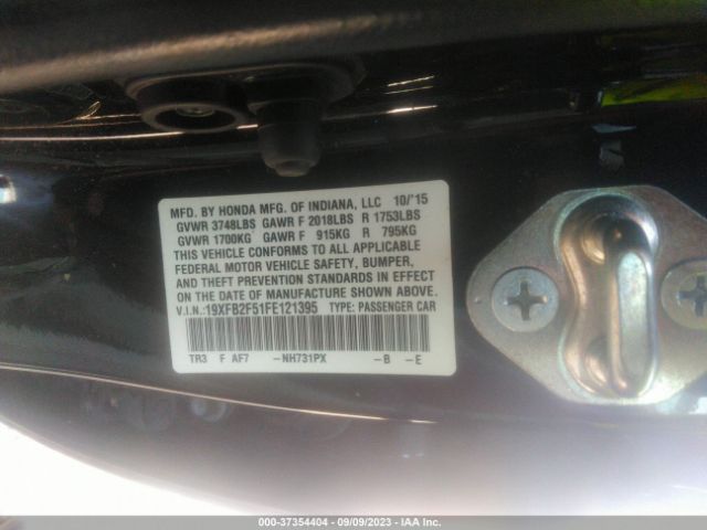 19XFB2F51FE121395 Honda Civic Sedan Lx