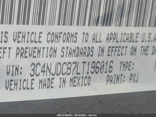 3C4NJDCB7LT196016 Jeep Compass Limited