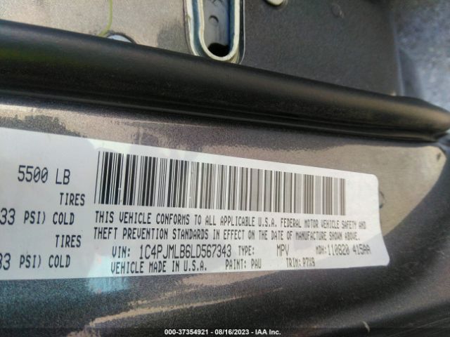 1C4PJMLB6LD567343 Jeep Cherokee Altitude