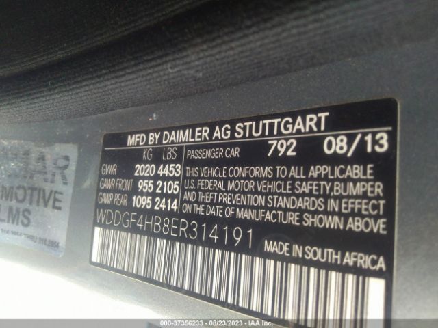 WDDGF4HB8ER314191 Mercedes-Benz C-class C 250