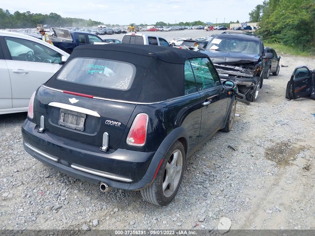 2005 MINI COOPER CONVERTIBLE VIN: WMWRF33455TG10858