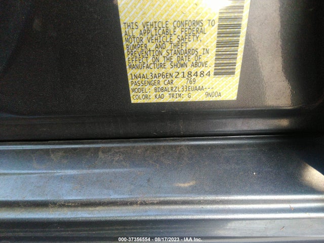 Nissan Altima 2.5 S 2014 1N4AL3AP6EN218484 Image 9